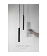 12W RA90 SHIFT hanglamp - Zwart, 30 cm