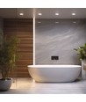 28W Dure 3 Max inbouwpanel - 121lm/W, IP44, Ø23cm, 3000K, 5 jaar garantie