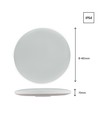 40W LED plafondlamp met sensor - Ø48,5cm, 133lm/W, IP54, zwart/witte rand, warm wit