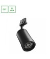 20W PAVA BASIC 3-fase railspot - Instelbare CCT, 111lm/W, 20-45°, zwart