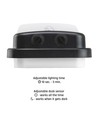 20W ENIGO LED wandlamp met sensor - 130lm/W, 4000K, IP54, bewegingssensor, buiten