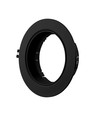 MDD Maxi PC Uno Round AR111 GU10 - IP20 Ø165x41mm Zwart zonder lichtbron