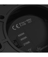 7W Chloe complete LED opbouwspot - CCT, Ø9cm, zwart, UGR19, 45 graden, incl. lichtbron