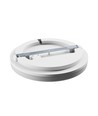 20/30/40W LED CCT plafondlamp - 3 lichtkleuren, Ø33cm, Hoogte: 5cm, IP44, witte rand