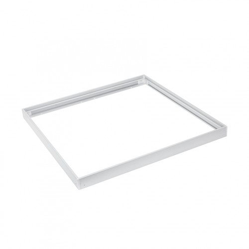 Frame voor 60x60 LED-paneel - Snel te monteren, plastic hoeken, zonder zichtbare schroeven, witte rand