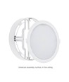 18W Ø22cm Algine 2-in-1 inbouwpaneel - 122lm/W, 4000K, rond