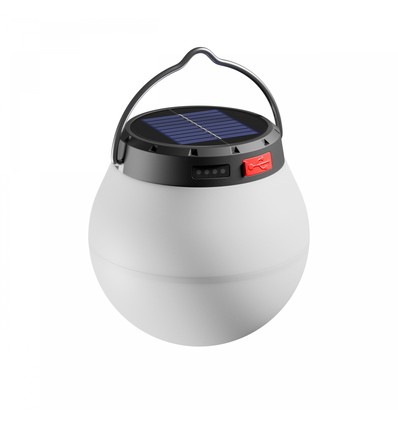 Lumina Orb solar lamp, Ø9,8cm - 800mAh, 9,5cm hoog, decoratieve buitenlamp