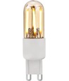 G9 3W dimbare LED lamp - 6,6cm, 2200K, Goud, filament