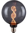 E27 3,5W dimbare LED Vintage DNA Globe G125 - 1800K, Rookglas, 60lm