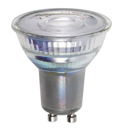 GU10 5,5W DimToWarm LED lamp - 450lm, 2200K-2700K, dimbaar, 38 graden, glas