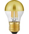 E27 4W dimbare LED kaarslamp - Topverspiegeld goud, G45, 2500K