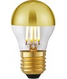 E27 4W dimbare LED kaarslamp - Topverspiegeld goud, G45, 2500K