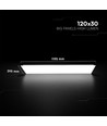 120x30 backlit LED paneel, 40W - 120lm/W, CREE chip, 6 jaar garantie, witte rand