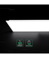 120x30 backlit LED paneel, 40W - 120lm/W, CREE chip, 6 jaar garantie, witte rand