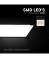 120x30 backlit LED paneel, 40W - 120lm/W, CREE chip, 6 jaar garantie, witte rand