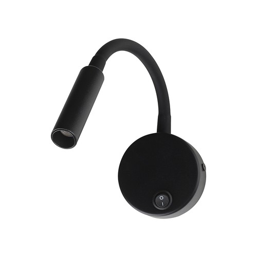 V-Tac 3W LED bedlamp - CREE chip, zwart, wandlamp, warm wit