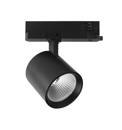 V-Tac 30W 3-fase railspot - CREE chip, zwarte behuizing, 4000K, 6 jaar garantie