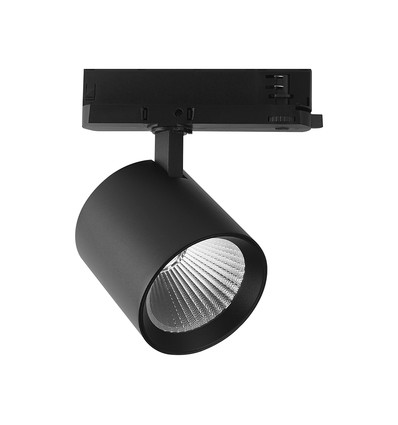 36W 3-fase railspot - CREE chip, zwart, 6400K, 6 jaar garantie