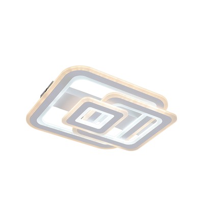 V-Tac 80W LED plafondlamp - CCT 3-in-1, dimbaar, wit, incl. afstandsbediening