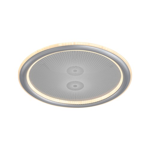 V-Tac 50W LED plafondlamp dimbaar - CCT 3-in-1, grijs, incl. afstandsbediening