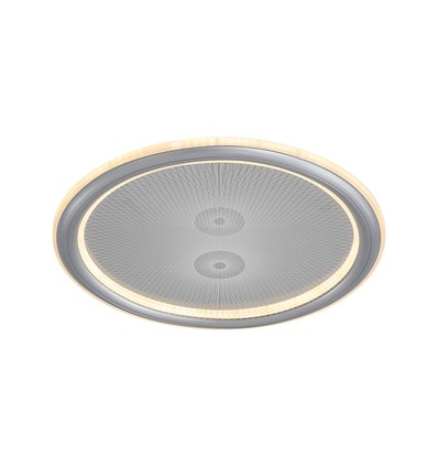 V-Tac 50W LED plafondlamp dimbaar - CCT 3-in-1, grijs, incl. afstandsbediening