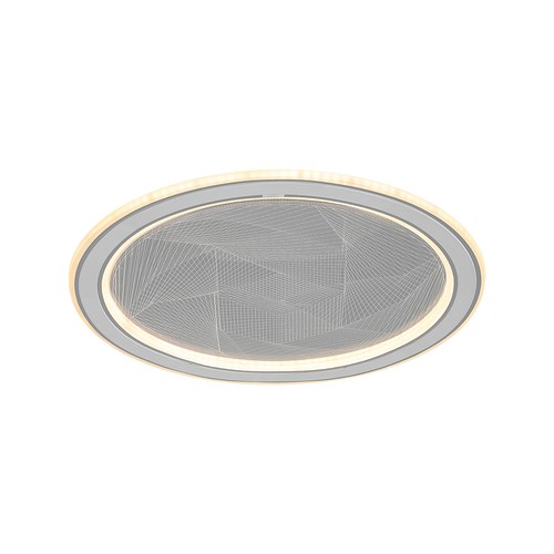 50W LED plafondlamp - CCT, dimbaar, grijs, incl. afstandsbediening