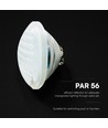 V-Tac 8W PAR56 LED zwembadlamp - IP68, 3000K, warm wit