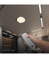48W LED plafondlamp met afstandsbediening - Ø50cm, 3-in-1 CCT, dimbaar, wit met houtlook