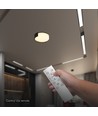 V-Tac 63W LED plafondlamp, 3-in-1 met afstandsbediening - Ø55cm, dimbaar, zwart, designlamp