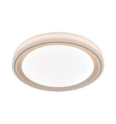 V-Tac 30W/60W/30W Designer plafondlamp met afstandsbediening - 3-in-1 CCT, dimbaar, gouden rand, incl. lichtbron