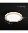 V-Tac 30W/60W/30W design plafondlamp met afstandsbediening - 3-in-1 CCT