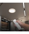 V-Tac 30W/60W/30W Designer plafondlamp met afstandsbediening - 3-in-1 CCT, dimbaar, gouden rand, incl. lichtbron