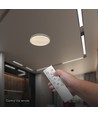 V-Tac 60W LED plafondlamp met afstandsbediening - 3-in-1 CCT, dimbaar, grijze rand, designer domelight