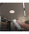 V-Tac 30W/60W/30W LED plafondlamp met houtlook - 3-in-1 CCT, afstandsbediening