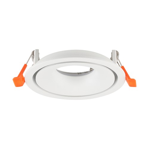 GU10 inbouwspot - Rond, wit, aluminium, zonder lichtbron