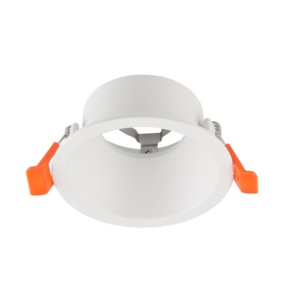 GU10 inbouwspot - Rond, wit, Deep Anti Glare, zonder lichtbron