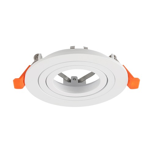 GU10 inbouwspot - Rond, wit, aluminium, zonder lichtbron