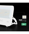 100W LED breedstraler - 135lm/W, IP65, witte behuizing, CREE chip, 6 jaar garantie