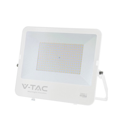 V-Tac 200W LED breedstraler - 135lm/W, IP65, witte behuizing, Cree LED, 6 jaar garantie