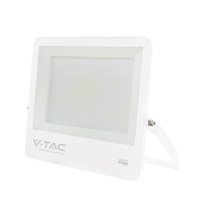 300W V-Tac LED breedstraler - 135lm/W, IP65, CREE Chip, witte behuizing, 6 jaar garantie