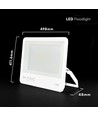 300W LED breedstraler - 135lm/W, IP65, witte behuizing, 6 jaar garantie, CREE Chip