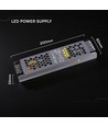 120W / 24V DC Slim voeding voor LED strips - 5A, IP20 binnen
