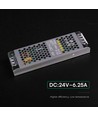 150W / 24V DC voeding voor LED strips - 6.25A, IP20, Slim design