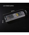 250W / 24V DC voeding voor LED strips - 10.5A, IP20, Slim design