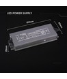 60W / 24V DC voeding - 2.5A, IP67 waterdicht