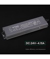 100W / 24V DC voeding - 4.15A, IP67 waterdicht