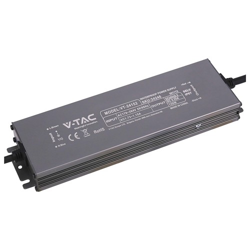 150W / 24V DC voeding voor LED strips - 6.25A, IP67 waterdicht