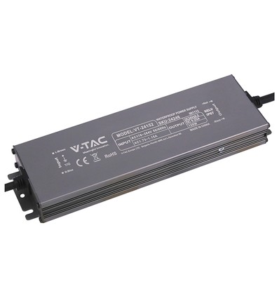150W / 24V DC voeding voor LED strips - 6.25A, IP67 waterdicht