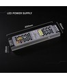 120W / 12V DC voeding voor LED strips - 10A, IP20, Slim design