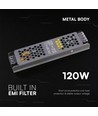 120W / 12V DC voeding voor LED strips - 10A, IP20, Slim design
